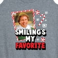 thumbnail image 3 of ELF - Christmas Smilings My Favorite - Women's Racerback Tank Top, 3 of 5