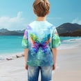 thumbnail image 6 of Girls Shirts Size 7-8 Crewneck T Shirt Kids Short Sleeve Shirts Girls Floral Print Shirt for Girls 10-12 Top for Girls 8-10 my items ordered, 6 of 9