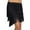 AB202 Black, variant on Angala Carnival Fringe Skirt Bohemian Style Asymmetrical Hem Mini Skirt With Flowy Tassel Details For Casual Party Wear Beautiful Stylish Women's Skirt
