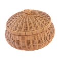 thumbnail image 1 of Cesta con forma de calabaza, decoración organizadora multiusos, cesta portátil para almacenamiento de comida para Picnic, para el hogar, familia, 1 of 9
