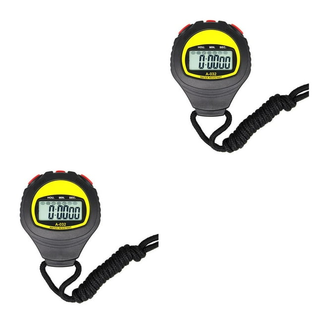 Sidaley Sports Stopwatch Electronic Digital Outdoor Handheld Chronograph Climbing Racing Watch Timer Stop Athletes Referee Timing No.0 2piezas