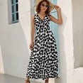 thumbnail image 6 of Dalmatian Sleeveless Dress Long dresses dresses korean style, 6 of 6