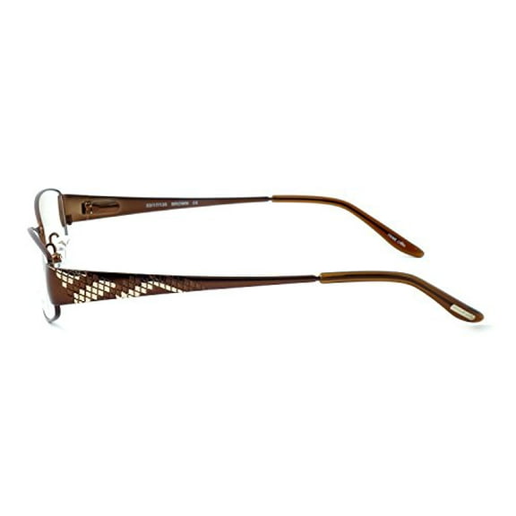 Dale Earnhardt Jr. 6742 Designer Reading Glasses in Brown. Custom made using eyeglass frames and optical grade reader lenses.  3.00