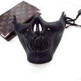 thumbnail image 4 of Máscaras de Halloween Máscaras de Calavera Máscaras de Media Cara Esqueleto Máscara de Guerrero Calavera Esqueleto Fantasma Malvado para Fiesta de Disfraces de Cosplay, 4 of 5