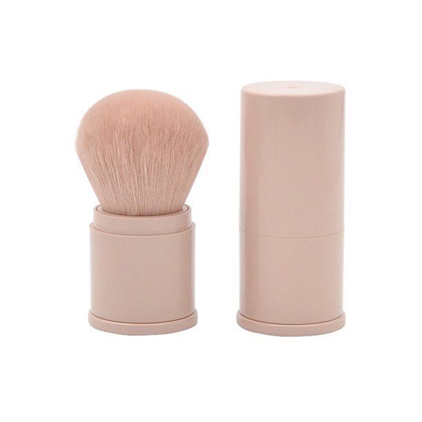 Pisexur Belleza Maquillaje Brocha de maquillaje retráctil portátil, brocha para rubor y brocha para polvos sueltospara mujeres y hombres