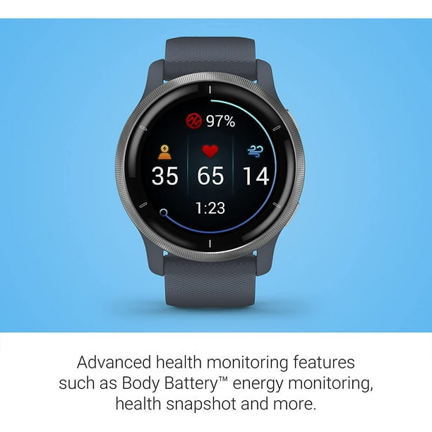 Garmin Venu 2, Gps Smartwatch With Advanced Health Monitoring And