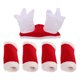 thumbnail image 1 of WEUVEB 1Jgo Atuendo Para Caballos Con Sombrero Santa Y Envolturas Para Patas, 1 of 6