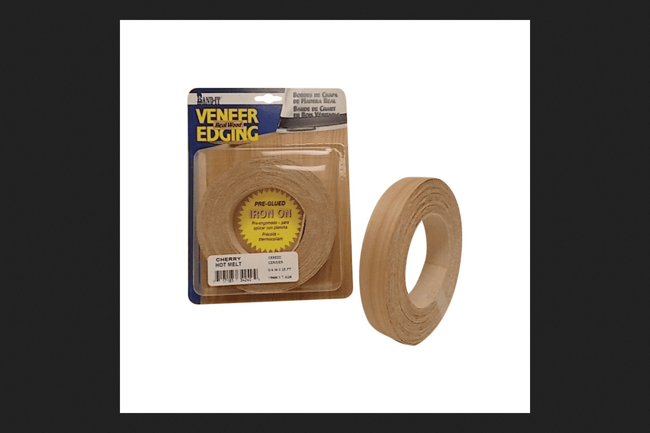 BandIt Wood Veneer Edge Banding 3/4 in. x 25 in. Wood Cherry Walmart