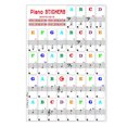 thumbnail image 2 of Piano Keyboard Sticker 88/61/54/49 Key Electronic Keyboard Key Piano Stave Note Sticker Musical Accessaries, 2 of 7