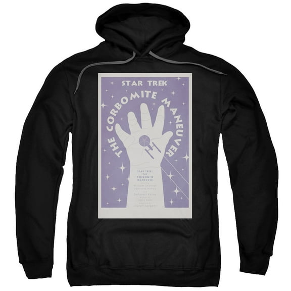Star Trek Tos Episode 10 Adult Pullover Hoodie Sweatshirt Black