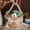#D, variant on Wicker Rattan Flower Girl Basket,Pearl Handle Wedding Flower Girl Basket Home Decorations