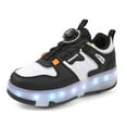 thumbnail image 3 of Kids Roller Skates Light up Shoes with Wheels Shoes LED USB Charging Roller Sneakers for Girls Boys Birthday Christmas Gift ﻿, 3 of 19