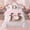 Pink B, variant on Erosebridal Girly Pink Bow Letter T Twin Comforter Sets, Kids Brown Leopard Print Bedding Set, 2pcs