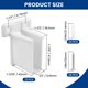 thumbnail image 2 of Soporte de pared de alambre ZIUZI Heavy Duty, blanco, 2 of 7