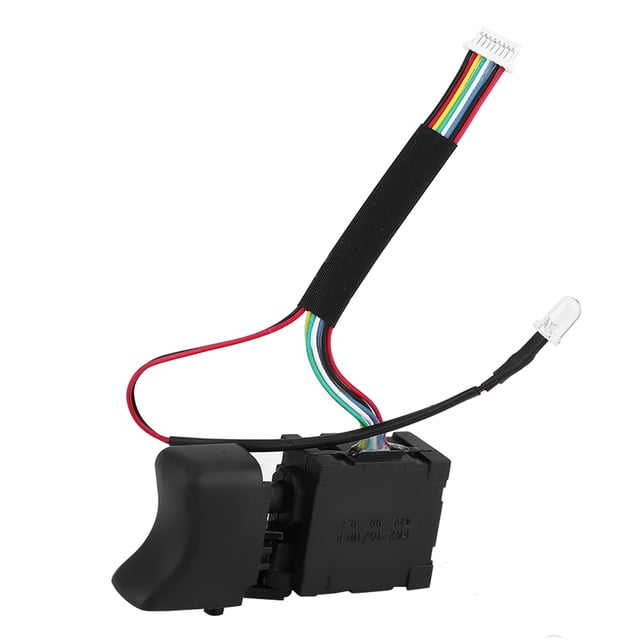 Interrupteur de Perceuse Électrique 16A, Interrupteur de Perceuse, Outil 7.2V-24V CW/CCW pour Remplacement de Petit Corps