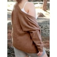 thumbnail image 4 of POSESHE Women's Causeal Cardigan, Long Sleeve Soft warm Sweater, 4 of 6
