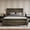 Brown Oak, variant on Home Design Racine King Panel Bed Frame, Vintage Oak