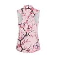 thumbnail image 2 of Whosucclay Cherry Blossom Butterfly Print Golf Shirts for Women, Comfortable Stretchy Golf Athletic Shirt for Sport Outdoor XS - 2XL, 2 of 7
