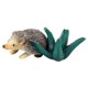 thumbnail image 2 of Figura de animal modelo educativo, juguete pintado, estatua de simulación, coleccionable, pequeña erizo con planta, 2 of 9