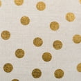 thumbnail image 6 of DII Polyester Storage Bin, Gold Metallic with Handles, Medium, Natural Off-White, 6 of 6
