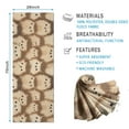 thumbnail image 2 of Cute Hedgehog Pattern Hot Yoga Mat Towel Non Slip for Hot Yoga - Quick-Drying Yoga Mat Cover with 4 Corner Pockets with Travel Bag - Hot Yoga Towel Non Slip Grip Moisture Wicking Sweat 70"x26", 2 of 6