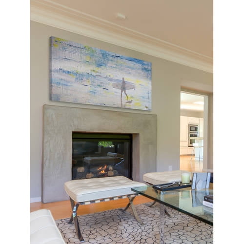 "Surfing Shadows" Painting Print on Wrapped Canvas