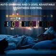thumbnail image 6 of ARCTICICE LED Digital Clock with 5 Setting Modes, USB & Battery Powered Sunrise Alarm Clock for Bedroom Home Decor Teen Boy Girl Gifts, Multicolor Light, 6 of 7