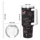 thumbnail image 5 of Vaso de acero inoxidable 2 en 1 Ice King de Blackpink de 40 oz con asa y pajita para viaje en coche, 5 of 8