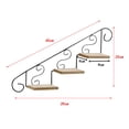 thumbnail image 6 of simhoa Plant Stand Staircase Decorative Shelf Multifunction Retro Floating Shelf Wall Hanging Shelf for Courtyard Office Living Room Upwards, 6 of 6