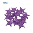 thumbnail image 3 of Uxcell Small 5 Star Iron on Patches Embroidered Sew Patches for Clothing 1.14x1.14" Pack of 15 Purple, 3 of 7