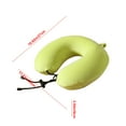 thumbnail image 3 of LSLJS Solid Color U Shaped Neck Brace Car Office Nap Airplane Neck Brace Slow Memory Cotton With Core Can Be Disassembled and Washed, Home Accessories, 3 of 6