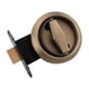 thumbnail image 2 of Puerta de acero inoxidable Perfecl con perilla giratoria bronce, 2 of 8