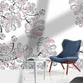 thumbnail image 3 of IDEA4WALL 6pcs Nordic Style Peel and Stick Wallpaper Removable Wall Murals Large Wall Stickers for Home Decoration, 100"x24", 3 of 5