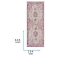 thumbnail image 4 of Livabliss Area Rugs for Living Room, 3x8 Antioch Traditional Red Runner Rug, Bedroom Dining Room Home Decor Stain Resistant Carpet (3'2" x 8'2" Runner), 4 of 8