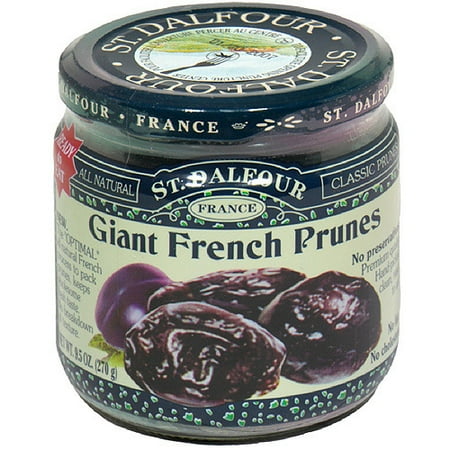 St. Dalfour Giant French Prunes, 7 oz (Pack of 6)