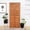 Dry Oak, variant on Pemberly Row 5 Shelf Storage Cabinet with Doors 30"Wx72"H in Cherry