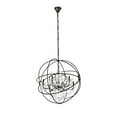 thumbnail image 3 of Elegant Lighting Geneva 32" 6 Light Royal Crystal Pendant Lamp, 3 of 7