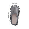 thumbnail image 2 of ORDDIART 1 Pair Comfortable Sweeper Slippers Cotton Cloth Grey Dusting Indoor Use, 2 of 5