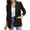 Black, variant on Lindreshi Shackets for Women 2023 with Pockets Women Casual Long Sleeve Solid Turndown Collar Buttons Fashion Coat