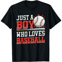 American Sport Just A Boy Who Loves Baseball Gifts For Boys T-Shirt