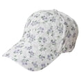 thumbnail image 2 of HuangHuanChen Baseball Cap for Women Summer Lace Style Mesh Back Sun Hat Running Cap Trucker Hats Womens Hat Trendy Creativity Flowers Baseball Cap Light Violet One Size, 2 of 6