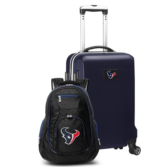 MOJO Navy Houston Texans 2-Piece Backpack & Carry-On Set