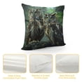 thumbnail image 4 of Orinice Owls Branch Forest Decorative Throw Pillow Cover for Home Couch Living Room Sofa - Cotton Linen Fabric - 1PC 20x20in, 4 of 5