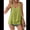 Matcha, variant on Women'S Flowy Layered Tank Top Scoop Neck Sleeveless Blouses Shirts Casual Vacation Tops Green XXL