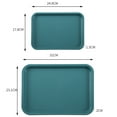 thumbnail image 4 of Hadanceo Fruit Storage Tray Nordic Style Pack Food Rectangular Storage Plate for Living Room, 4 of 8