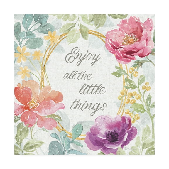 Trademark Fine Art 'Springtime Bloom VI' Canvas Art by Beth Grove