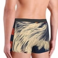 thumbnail image 3 of KLL American Bald Eagle A Men's Cotton Boxer Briefs Underwear-Large, 3 of 8
