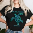 thumbnail image 2 of Playa Del Carmen Mexico Sea Turtle 2024 Vacation T-Shirt, Cute Ocean Wildlife Travel Souvenir Tee for Boys, Girls & Women, Tropical Beach Holiday Graphic, 2 of 3