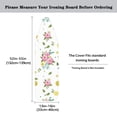 thumbnail image 5 of HELLHERO 15x54 Inch Ironing Board Cover Elastic Edge Soft Fabric Home Ironing, Floral Pattern Design, 5 of 5