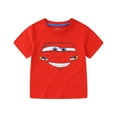 thumbnail image 2 of Disney Cars Lightning McQueen Short Sleeve T-Shirt (Boys), 4 Pack, Sizes 2T-7, 2 of 9